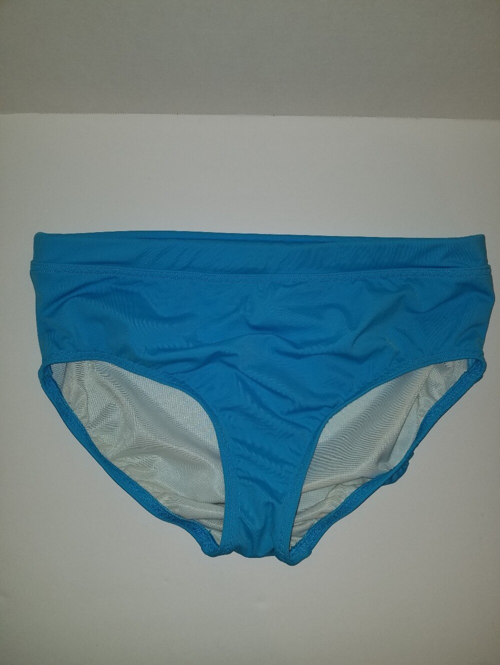 Lands' End Bright Blue Women's Swim Bottom Briefs Size 10